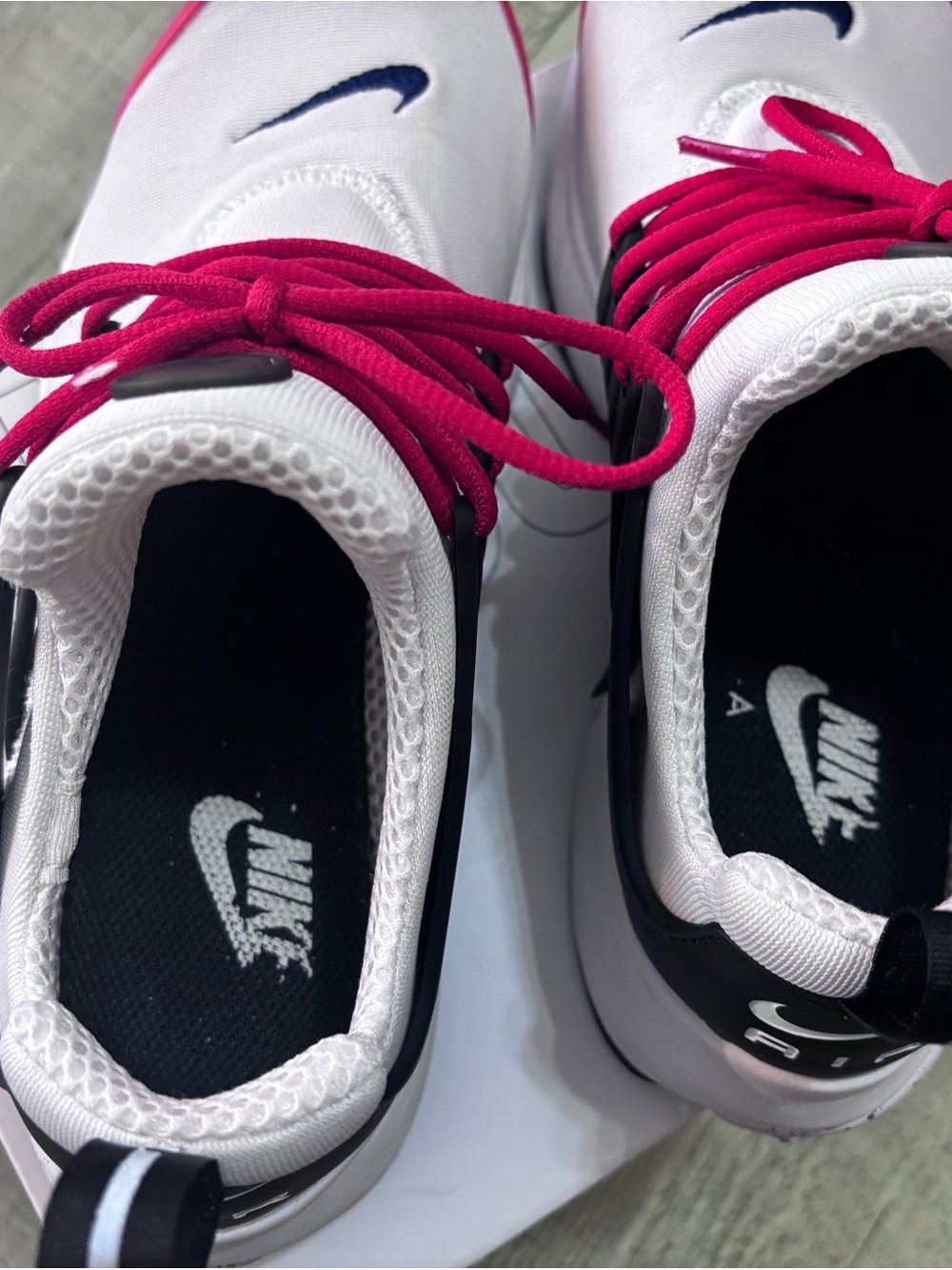 Nike Air Presto - Nike By You - White, Black, Red & Navy - Picture 4 of 8